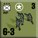 Panzer Grenadier Headquarters Library Unit: United States Army INF for Panzer Grenadier game series