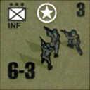 Panzer Grenadier Headquarters Library Unit: United States Army INF for Panzer Grenadier game series