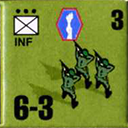 Panzer Grenadier Headquarters Library Unit: United States Army INF for Panzer Grenadier game series