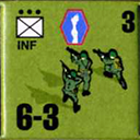 Panzer Grenadier Headquarters Library Unit: United States Army INF for Panzer Grenadier game series
