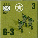 Panzer Grenadier Headquarters Library Unit: United States Army INF for Panzer Grenadier game series