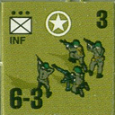 Panzer Grenadier Headquarters Library Unit: United States Army INF for Panzer Grenadier game series