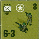 Panzer Grenadier Headquarters Library Unit: United States Army INF for Panzer Grenadier game series