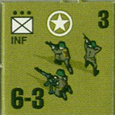 Panzer Grenadier Headquarters Library Unit: United States Army INF for Panzer Grenadier game series