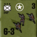 Panzer Grenadier Headquarters Library Unit: United States Army INF for Panzer Grenadier game series