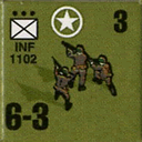 Panzer Grenadier Headquarters Library Unit: United States Army INF for Panzer Grenadier game series