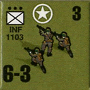 Panzer Grenadier Headquarters Library Unit: United States Army INF for Panzer Grenadier game series