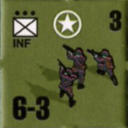 Panzer Grenadier Headquarters Library Unit: United States Army INF for Panzer Grenadier game series