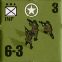 Panzer Grenadier Headquarters Library Unit: United States Army INF for Panzer Grenadier game series