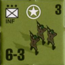 Panzer Grenadier Headquarters Library Unit: United States Army INF for Panzer Grenadier game series