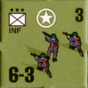 Panzer Grenadier Headquarters Library Unit: United States Army INF for Panzer Grenadier game series