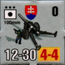 Panzer Grenadier Headquarters Library Unit: Slovak Republic Slovenská Armáda 100mm/14 for Panzer Grenadier game series