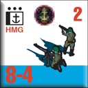 Panzer Grenadier Headquarters Library Unit: Soviet Union Navy HMG Panzer Grenadier Headquarters Library Unit: Soviet Union Navy HMG for Panzer Grenadier game series