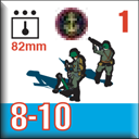 Panzer Grenadier Headquarters Library Unit: Soviet Union Navy 82mm for Panzer Grenadier game series