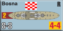 Panzer Grenadier Headquarters Library Unit: Croatia Navy Bosna for Panzer Grenadier game series