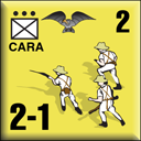Panzer Grenadier Headquarters Library Unit: Ecuador Army Cara for Panzer Grenadier game series