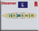 Panzer Grenadier Headquarters Library Unit: Germany Kriegsmarine  Steamer for Panzer Grenadier game series