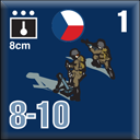 Panzer Grenadier Headquarters Library Unit: Czechoslovakia Army 8cm for Panzer Grenadier game series