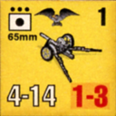Panzer Grenadier Headquarters Library Unit: Ecuador Army 65mm for Panzer Grenadier game series