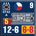 Panzer Grenadier Headquarters Library Unit: Czechoslovakia Army ST42 for Panzer Grenadier game series