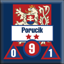 Panzer Grenadier Headquarters Library Unit: Czechoslovakia Army Porucik Panzer Grenadier Headquarters Library Unit: Czechoslovakia Army Porucik for Panzer Grenadier game series