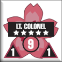 Panzer Grenadier Headquarters Library Unit: China Republic of China Army Lt. Colonel for Panzer Grenadier game series