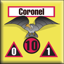 Panzer Grenadier Headquarters Library Unit: Ecuador Army Coronel for Panzer Grenadier game series