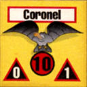 Panzer Grenadier Headquarters Library Unit: Ecuador Army Coronel for Panzer Grenadier game series
