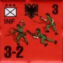 Panzer Grenadier Headquarters Library Unit: Albania Army INF for Panzer Grenadier game series