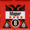 Panzer Grenadier Headquarters Library Unit: Albania Army Major for Panzer Grenadier game series