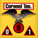 Panzer Grenadier Headquarters Library Unit: Ecuador Army Coronel Ten for Panzer Grenadier game series