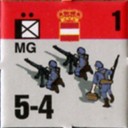 Panzer Grenadier Headquarters Library Unit: Austro-Hungarian Empire Austrian Landwehr MG for Panzer Grenadier game series