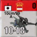 Panzer Grenadier Headquarters Library Unit: Austro-Hungarian Empire Austrian Landwehr 10cm/99 for Panzer Grenadier game series