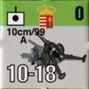 Panzer Grenadier Headquarters Library Unit: Austro-Hungarian Empire Royal Hungarian Honvéd 10cm/99 for Panzer Grenadier game series