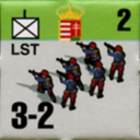 Panzer Grenadier Headquarters Library Unit: Austro-Hungarian Empire Royal Hungarian Honvéd LST for Panzer Grenadier game series