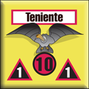 Panzer Grenadier Headquarters Library Unit: Ecuador Army Teniente for Panzer Grenadier game series