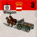 Panzer Grenadier Headquarters Library Unit: Austro-Hungarian Empire Austrian Landwehr Wagon for Panzer Grenadier game series