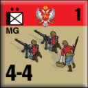 Panzer Grenadier Headquarters Library Unit: Montenegro Royal Montenegrin Army MG for Panzer Grenadier game series
