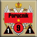 Panzer Grenadier Headquarters Library Unit: Montenegro Royal Montenegrin Army Porucnik for Panzer Grenadier game series