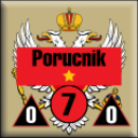 Panzer Grenadier Headquarters Library Unit: Montenegro Royal Montenegrin Army Porucnik for Panzer Grenadier game series