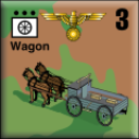 Panzer Grenadier Headquarters Library Unit: Germany Schutzstaffel Wagon for Panzer Grenadier game series