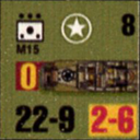 Panzer Grenadier Headquarters Library Unit: United States Army M15 for Panzer Grenadier game series