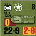 Panzer Grenadier Headquarters Library Unit: United States Army M15 for Panzer Grenadier game series