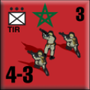 Panzer Grenadier Headquarters Library Unit: France Moroccan Ground Forces TIR for Panzer Grenadier game series