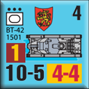 Panzer Grenadier Headquarters Library Unit: Finland Army Bt-42 for Panzer Grenadier game series