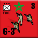 Panzer Grenadier Headquarters Library Unit: France Moroccan Ground Forces FUS for Panzer Grenadier game series