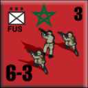 Panzer Grenadier Headquarters Library Unit: France Moroccan Ground Forces FUS for Panzer Grenadier game series