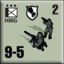Panzer Grenadier Headquarters Library Unit: Germany 78th Storm Division HMG for Panzer Grenadier game series