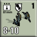 Panzer Grenadier Headquarters Library Unit: Germany 78th Storm Division 81mm for Panzer Grenadier game series