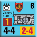 Panzer Grenadier Headquarters Library Unit: Finland Army Vickers E for Panzer Grenadier game series